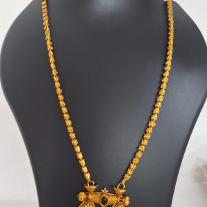 royal antique temple necklace set